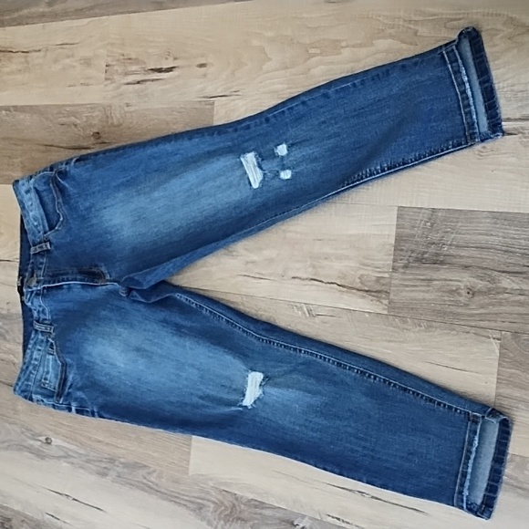 BBJ Los Angeles Denim - Stylish Distressed Blue Women's Skinny Jeans